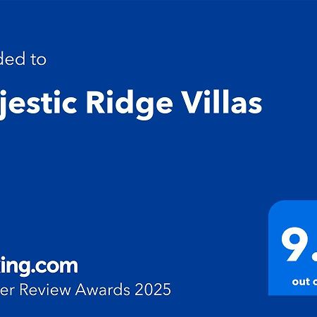 Majestic Ridge Villas Суфрієр Екстер'єр фото